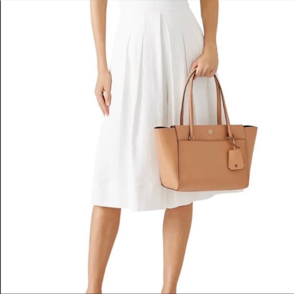 Tory Burch Light‎ Brown Leather Parker Tote